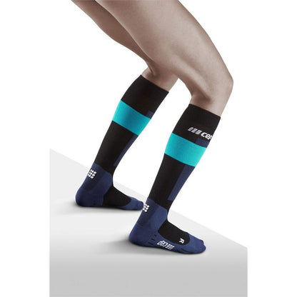 cep Merino Socks Skiing Tall Women blue