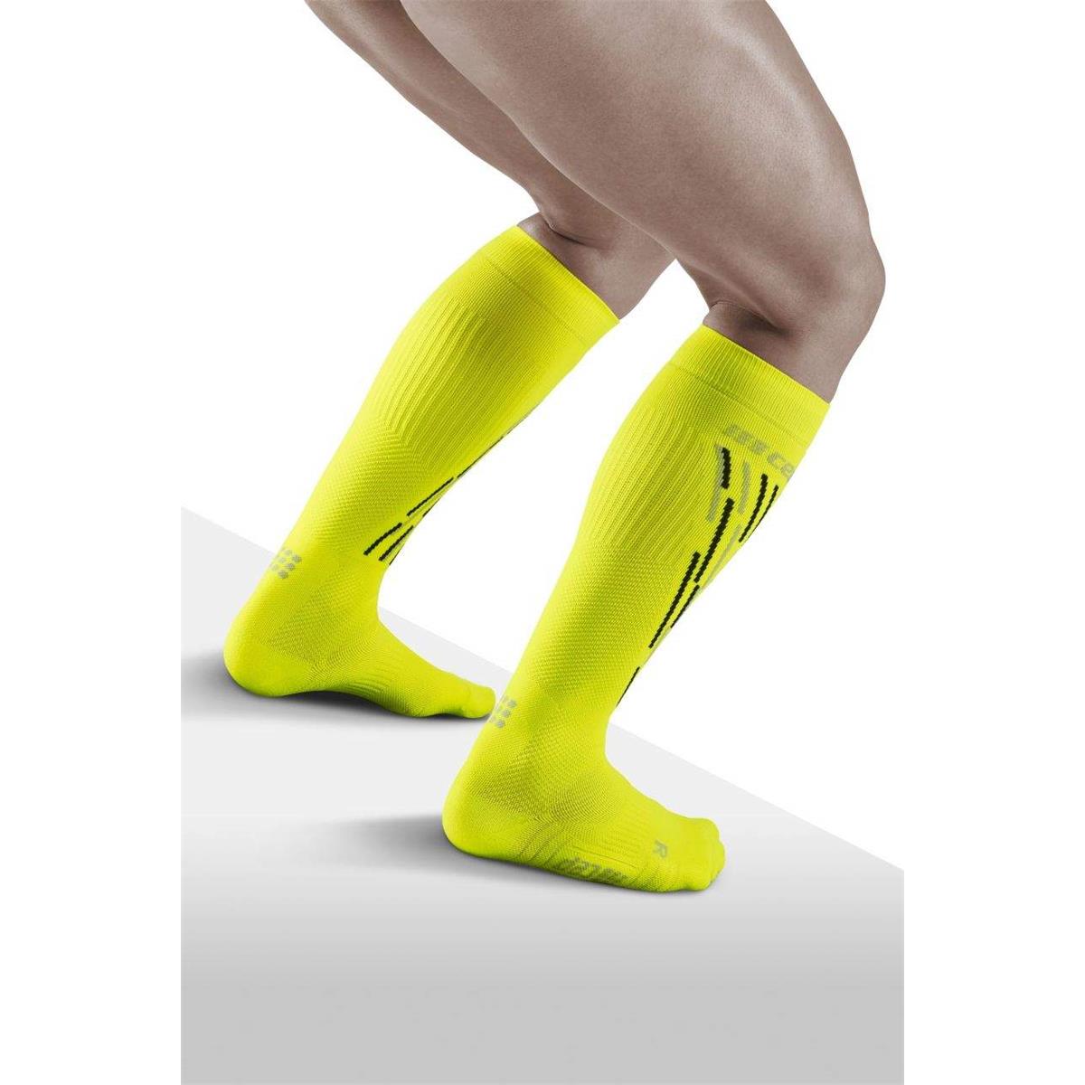 cep Ski Thermo Socks Men flash yellow/black, Bild 2 von 2