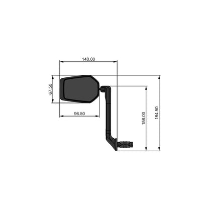 Contec Rückspiegel E-View Evo L 2023