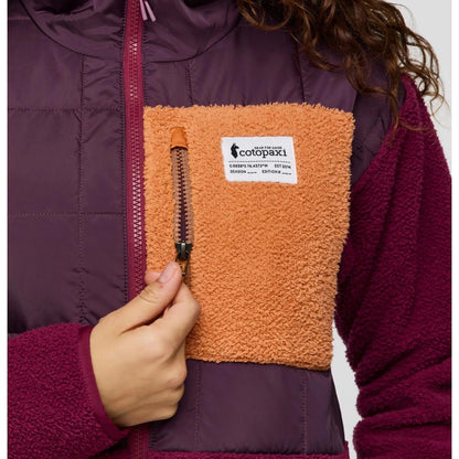 Cotopaxi Trico Hybrid fleece jacket Blackberry and Jam Damen