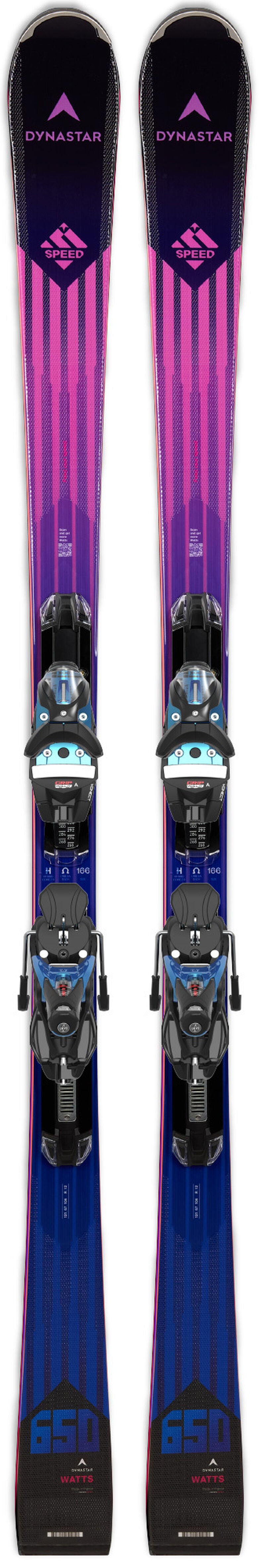 Dynastar Speed 650 Konect, Herstellerabbildung des 166-cm-Skimodells mit montierter SPX-12-Bindung