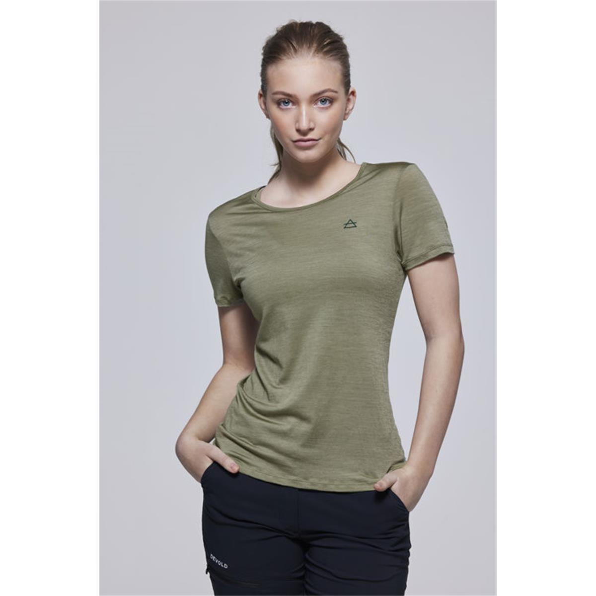 Devold Valldal Merino 130 Tee Woman lichen