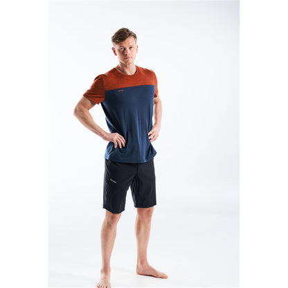 Devold Norang Merino 150 Tee Man brick melange/night