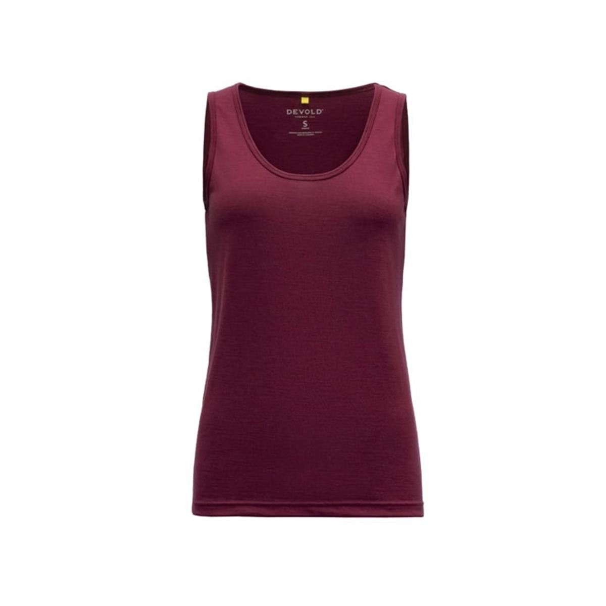 Devold EIKA MERINO 150 TANK Women beetroot