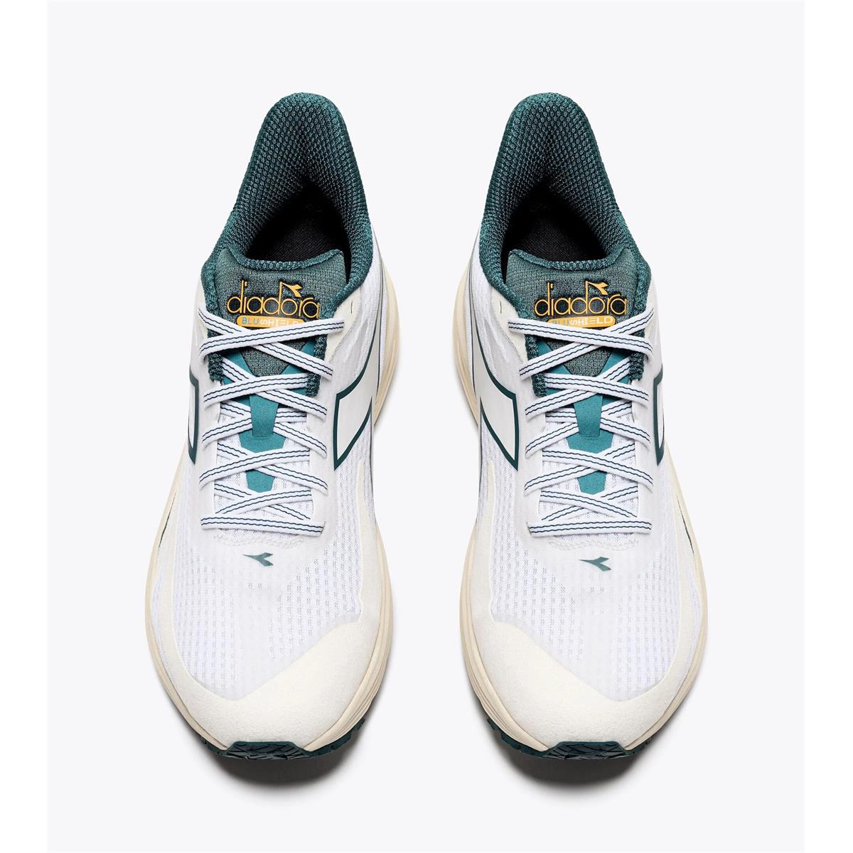 Diadora Mythos Blushield 9 Vortice Women weiss mittelmeer wisperin weiss