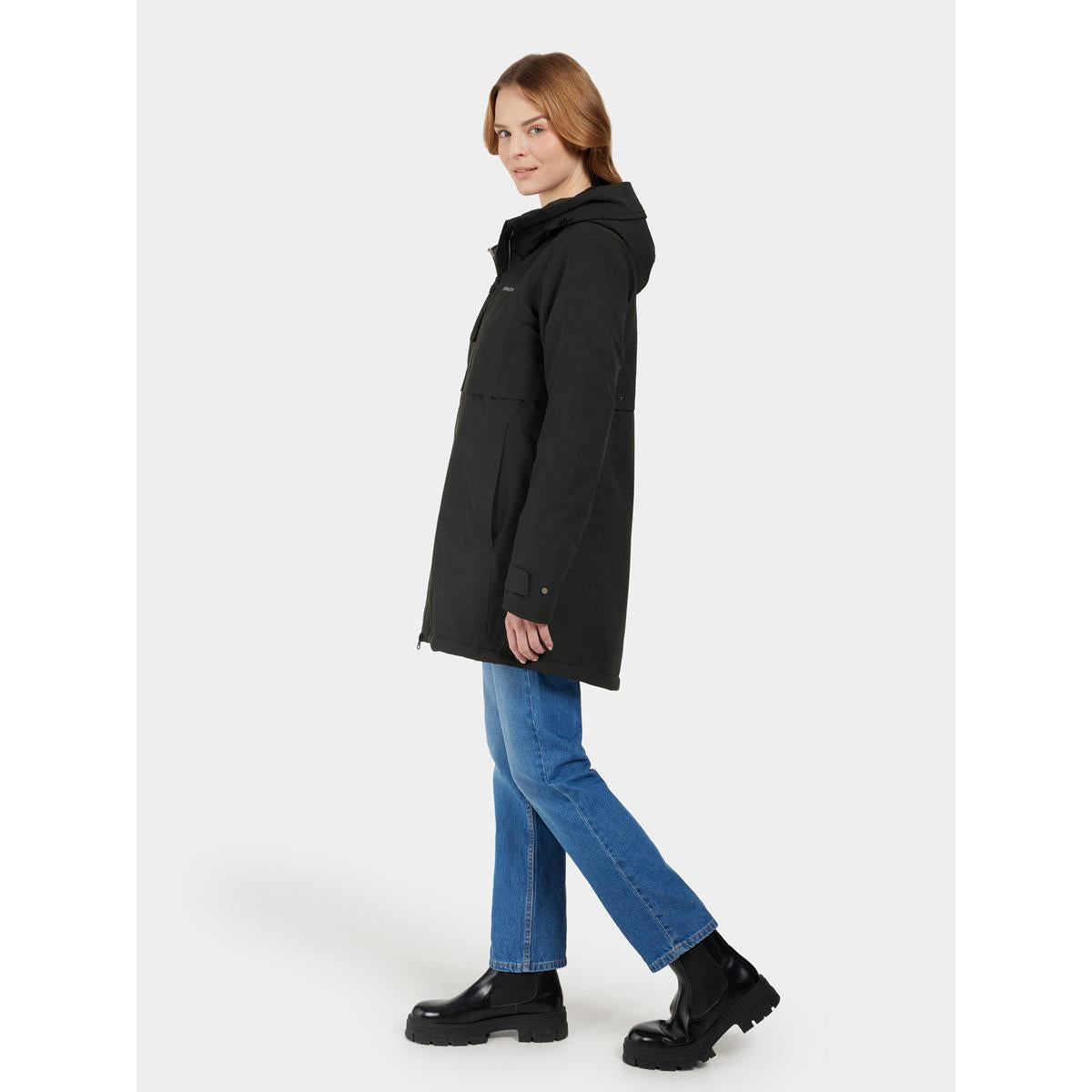 Didriksons Helle Womens Parka 5 black, Bild 3 von 5