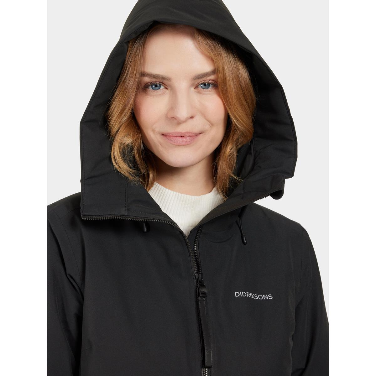Didriksons Helle Womens Parka 5 black, Bild 4 von 5