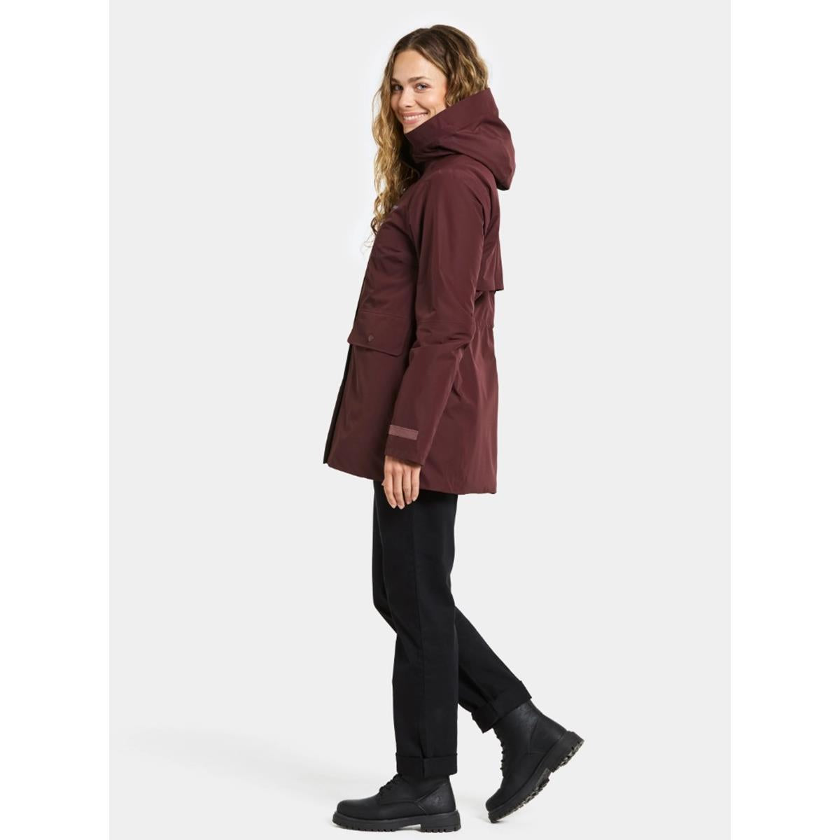 Didriksons Tuva Parka Women old rust, Bild 2 von 5
