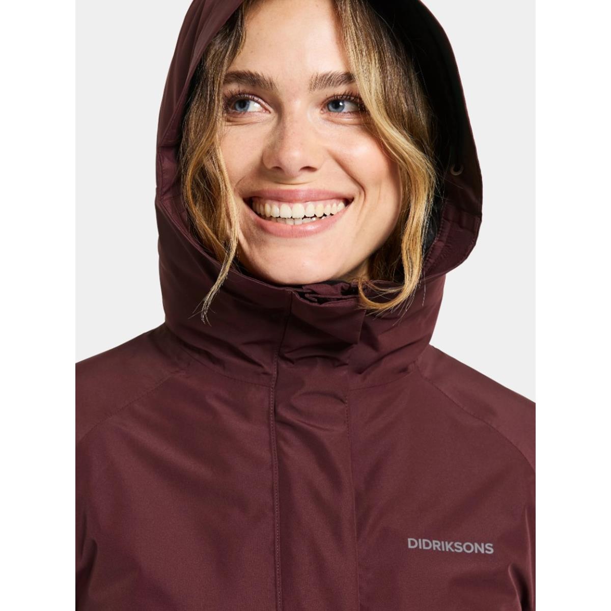 Didriksons Tuva Parka Women old rust, Bild 4 von 5