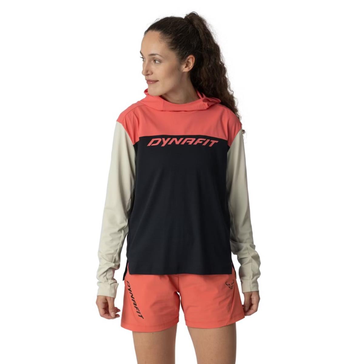 Dynafit Traverse Sun Hoodie Damen Black Out Cabana, image 2 of 4
