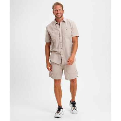 E11 Estate Cord Shirt latte Herren Hemd