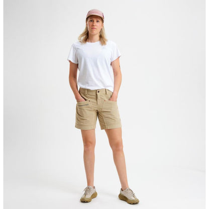 E11 Apres Cord Shorts sand Damen