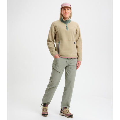 E11 Canyon Pile Fleece safari Damen Pullover