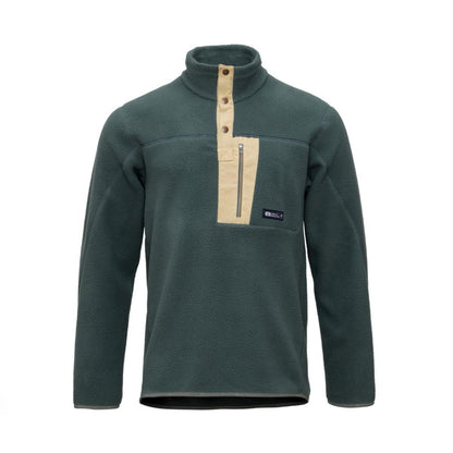 E11 Canyon Pile Fleece balsam green Herren Pullover