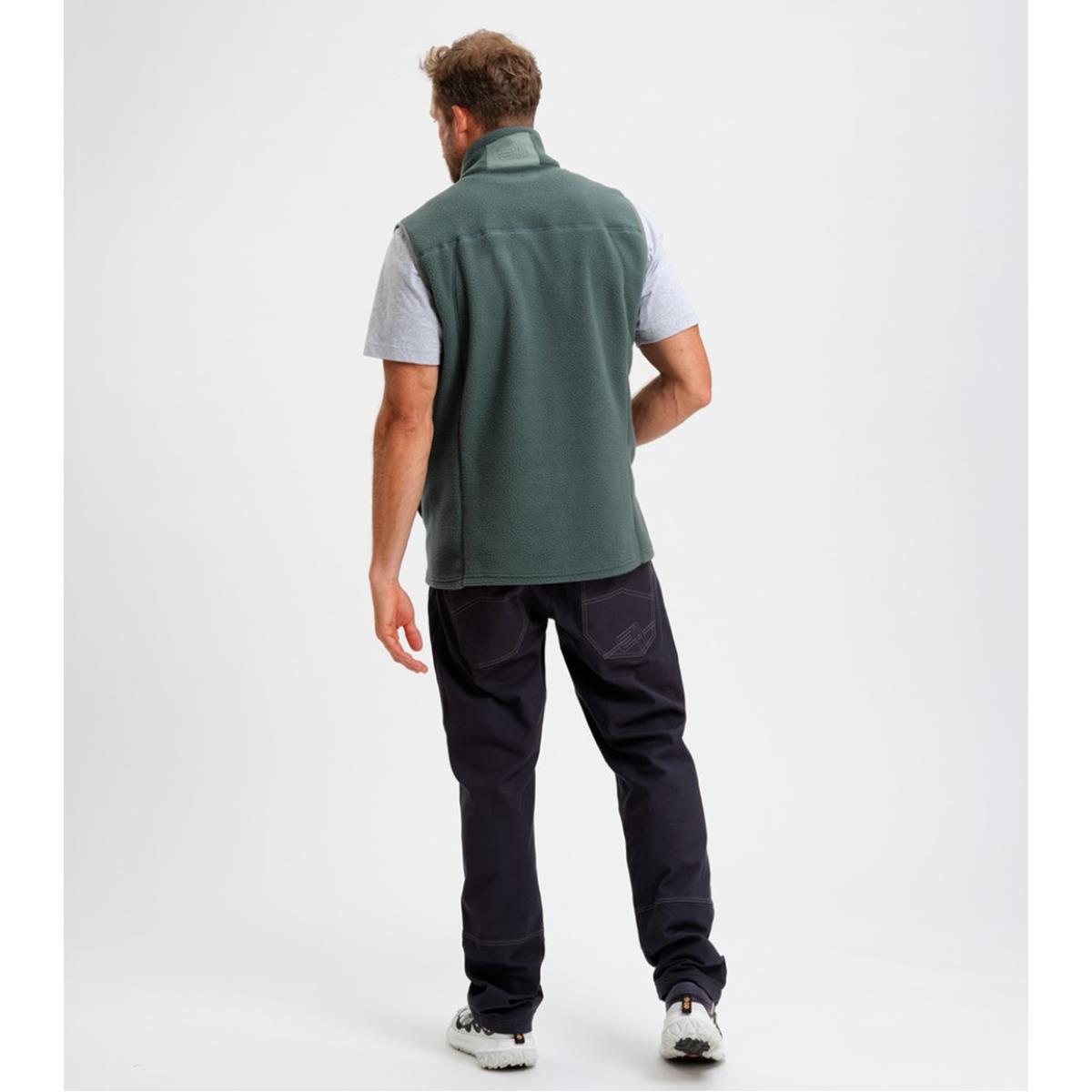 E11 Canyon Pile Fleece Vest balsam green Herren Weste
