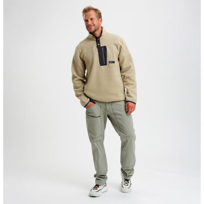 E11 Canyon Pile Fleece safari Herren Pullover