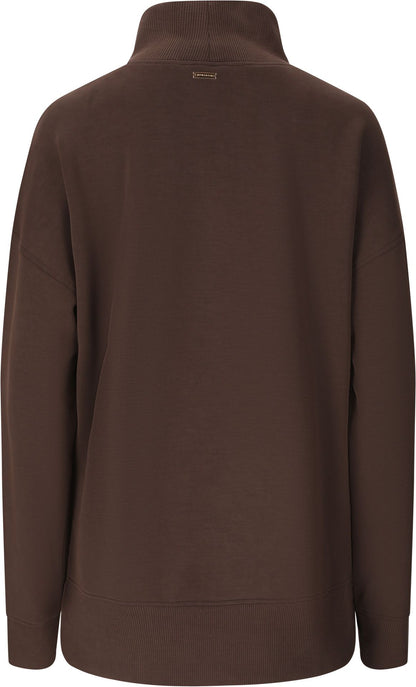 Athlecia Pullover Damen Yunes Turtle Neck chocolate torte