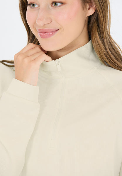 Athlecia Sweatshirt Damen Franye Half zip vaporous gray