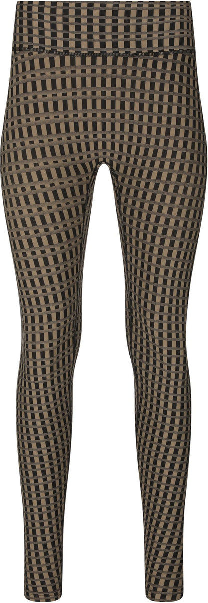 Athlecia Trainingshose Damen Fleurie  Printed Tights brown matrix