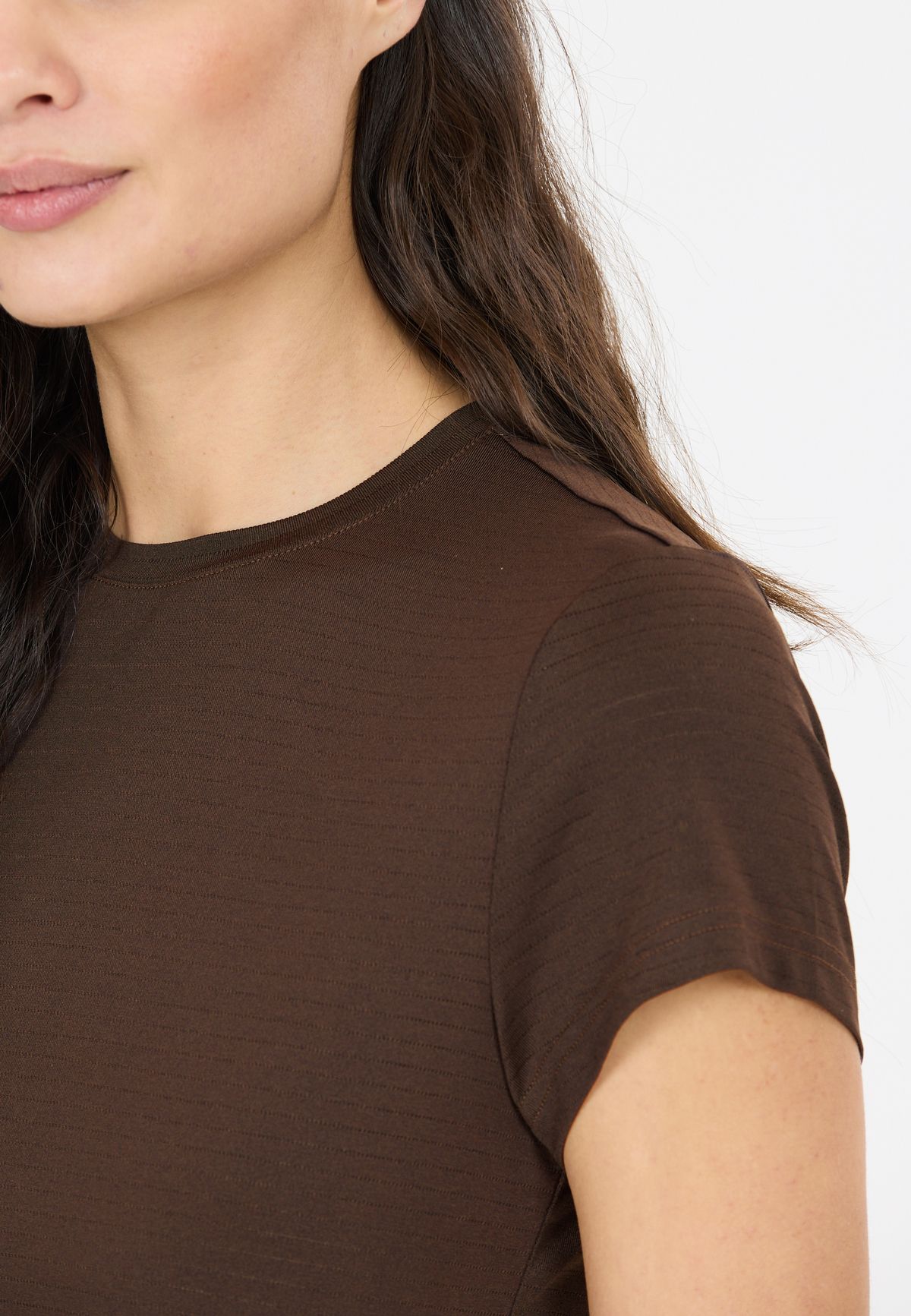 Athlecia T-Shirt Damen Miwa S/S Tee chocolate torte