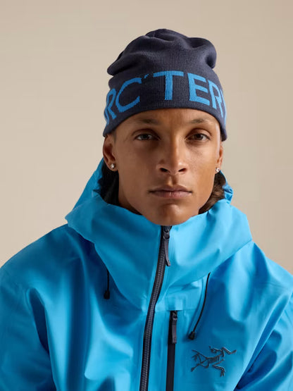 Word Head Toque black sapphire/aqua
