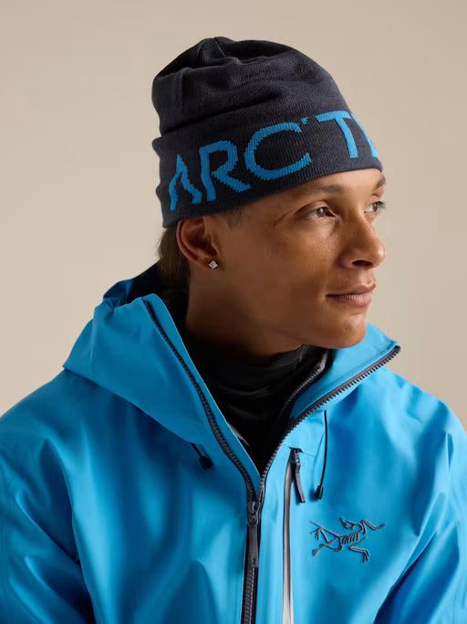 Word Head Toque black sapphire/aqua