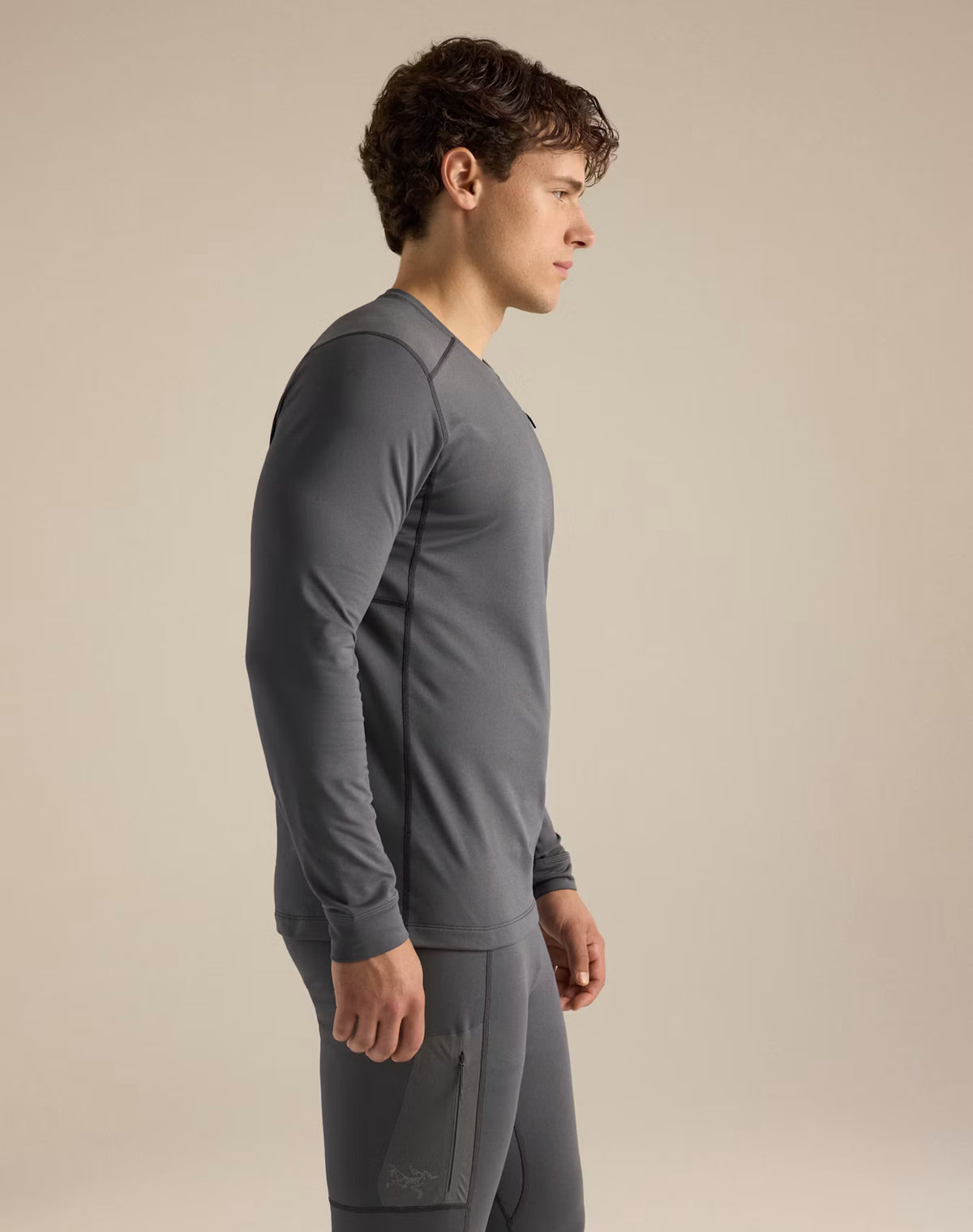 Rho LT Zip Neck M cloud