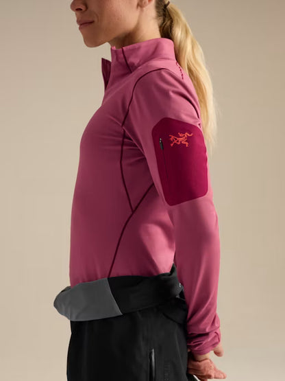 Rho Zip Neck W lt renegade