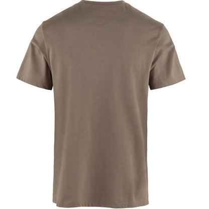 Fjäll Räven Multicolor Logo M suede brown Herren T-Shirt