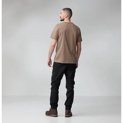 Fjäll Räven Multicolor Logo M suede brown Herren T-Shirt
