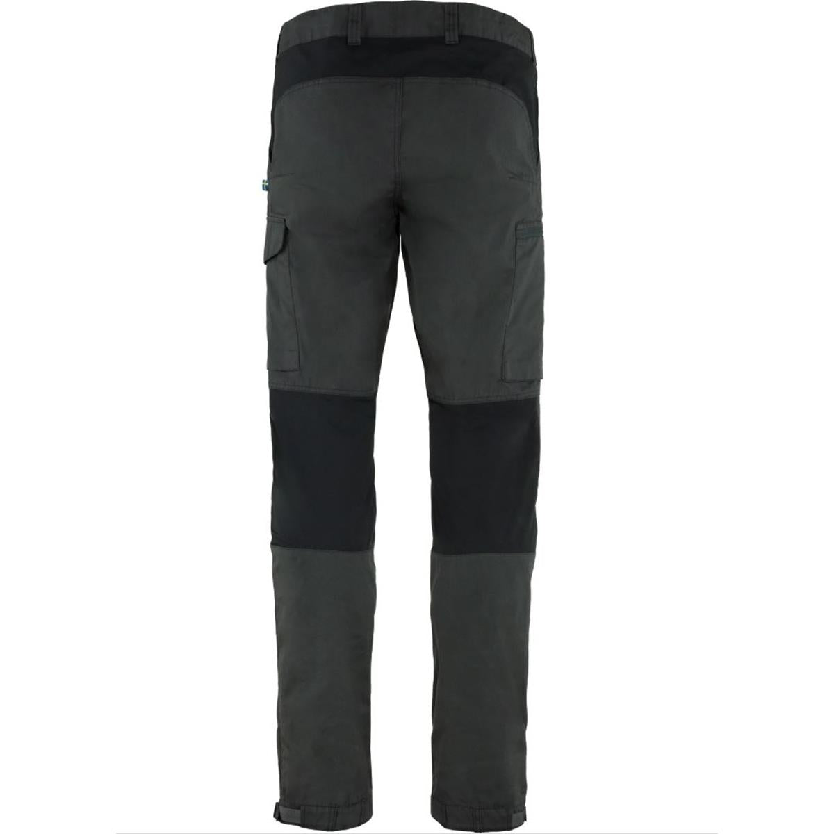 Fjäll Räven Kaipak Trousers M long dark grey black Herren Trekkinghose