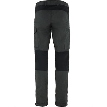 Fjäll Räven Kaipak Trousers M long dark grey black Herren Trekkinghose