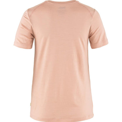 Fjäll Räven - Abisko Wool Fox SS W - Chalk Rose-Port - Damen
