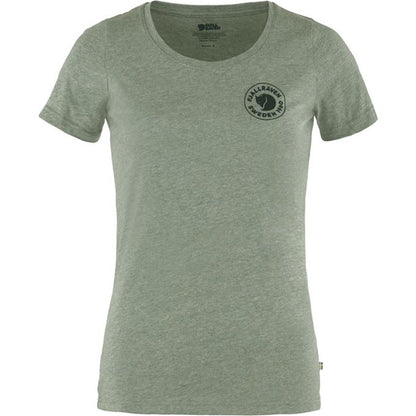Fjäll Räven 1960 Logo T-Shirt W patina green-melange