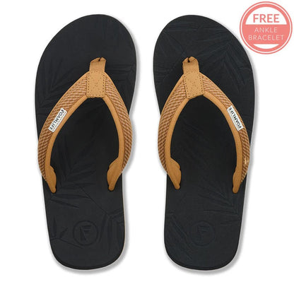 FoamLife Harts Womens Flip Flops black