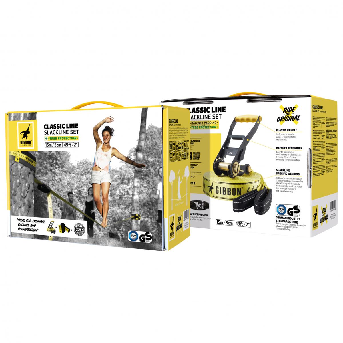Gibbon Classic Slackline Treewear Set