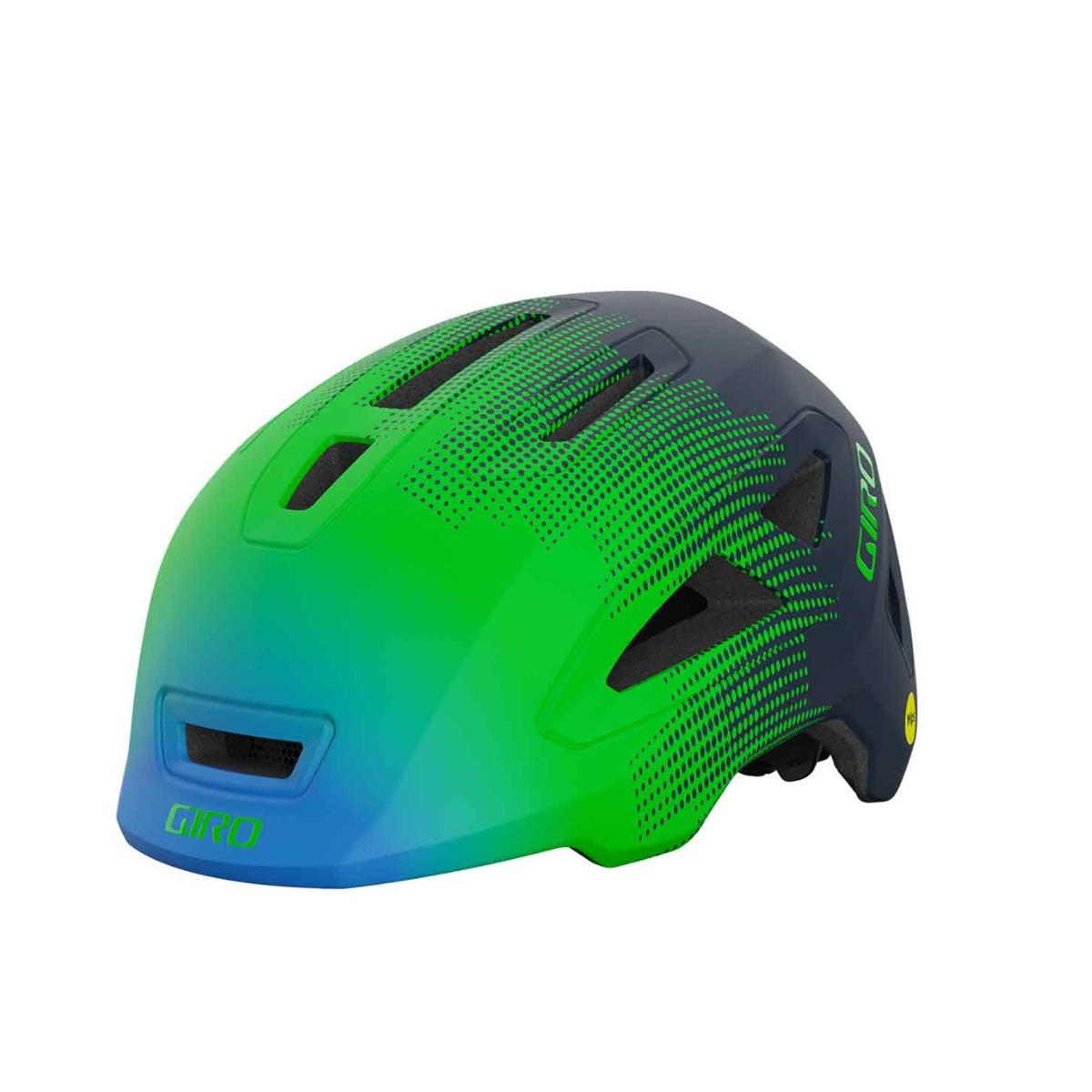 Giro- Scamp II kids matt blue/green towers 2025