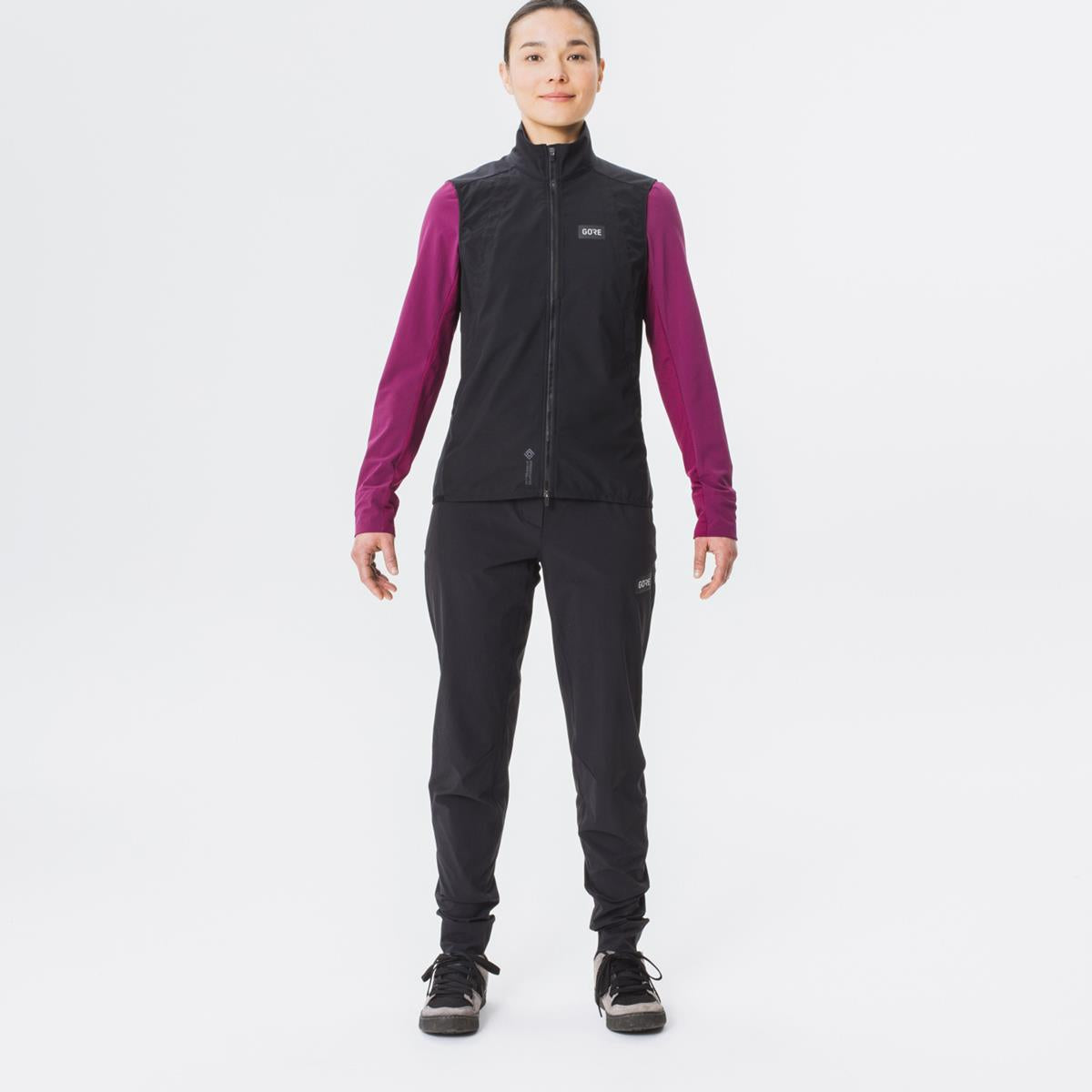 GOREWEAR Everyday WINDSTOPPER® Weste Damen - black