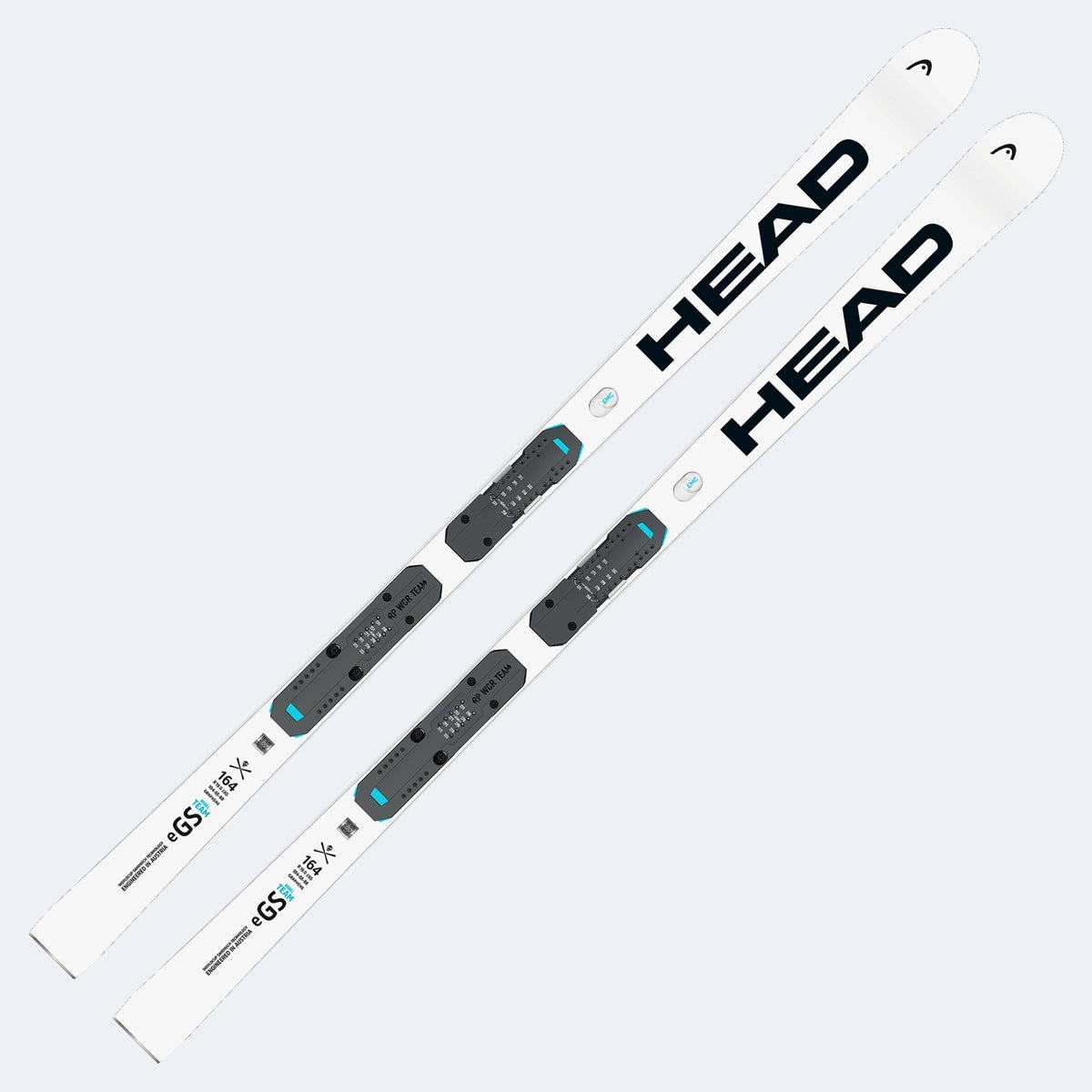HEAD WCR e.GS Rebel Team 314005 mit Raceplate, Modellabbildung in 164 cm ohne montierte Bindung