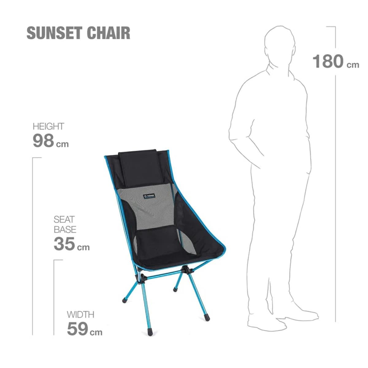 Helinox Sunset Chair R2 black, Bild 5 von 5