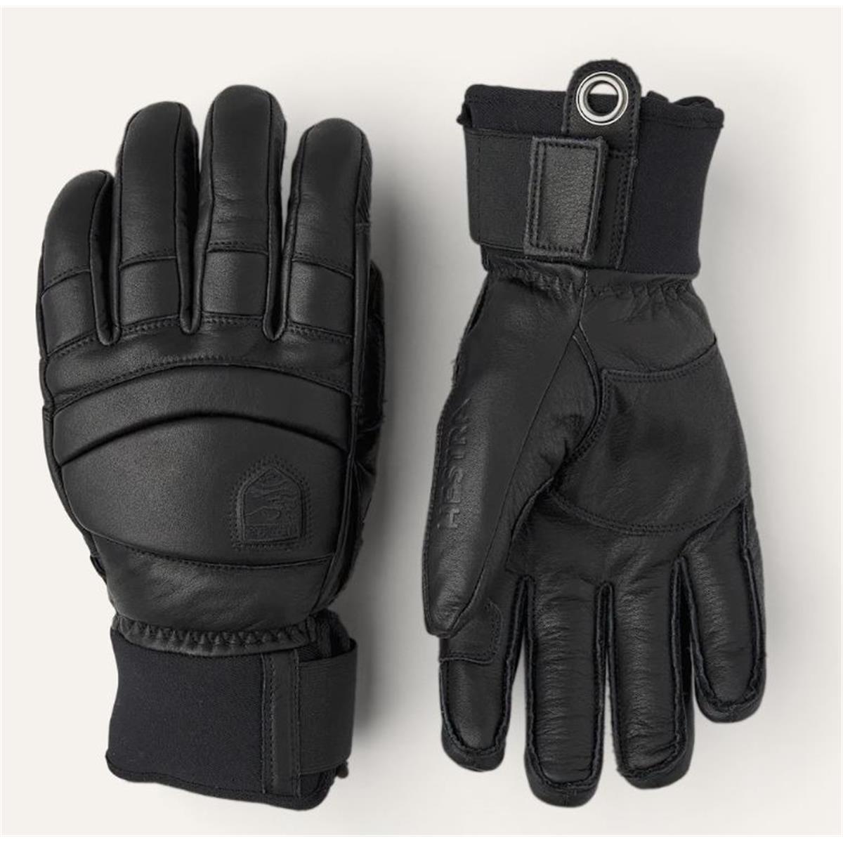 Hestra Fall Line - 5 finger black/black