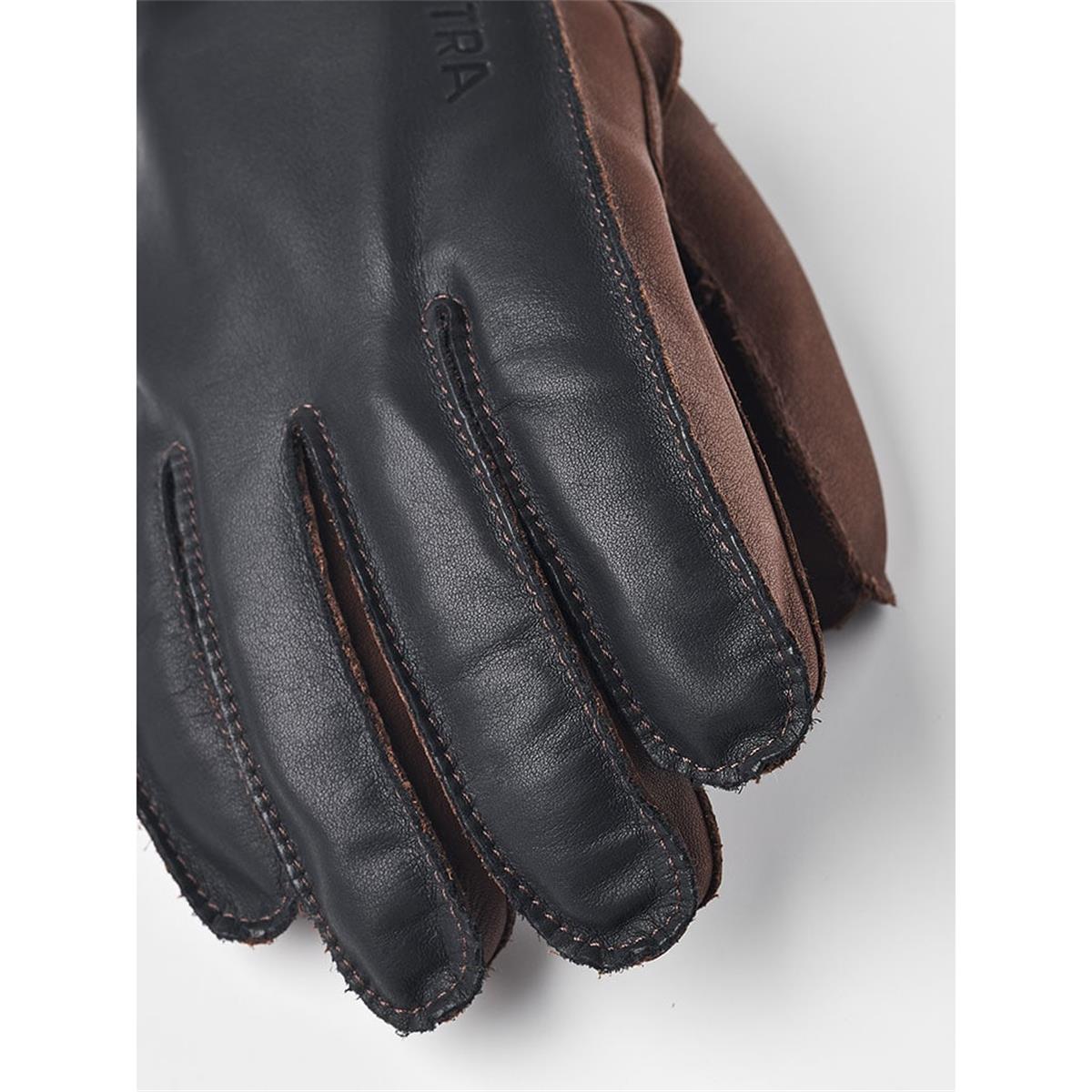 Hestra Wakayama 5-finger navy brown