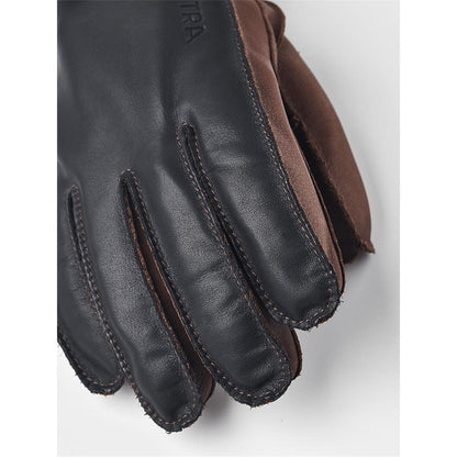 Hestra Wakayama 5-finger navy brown