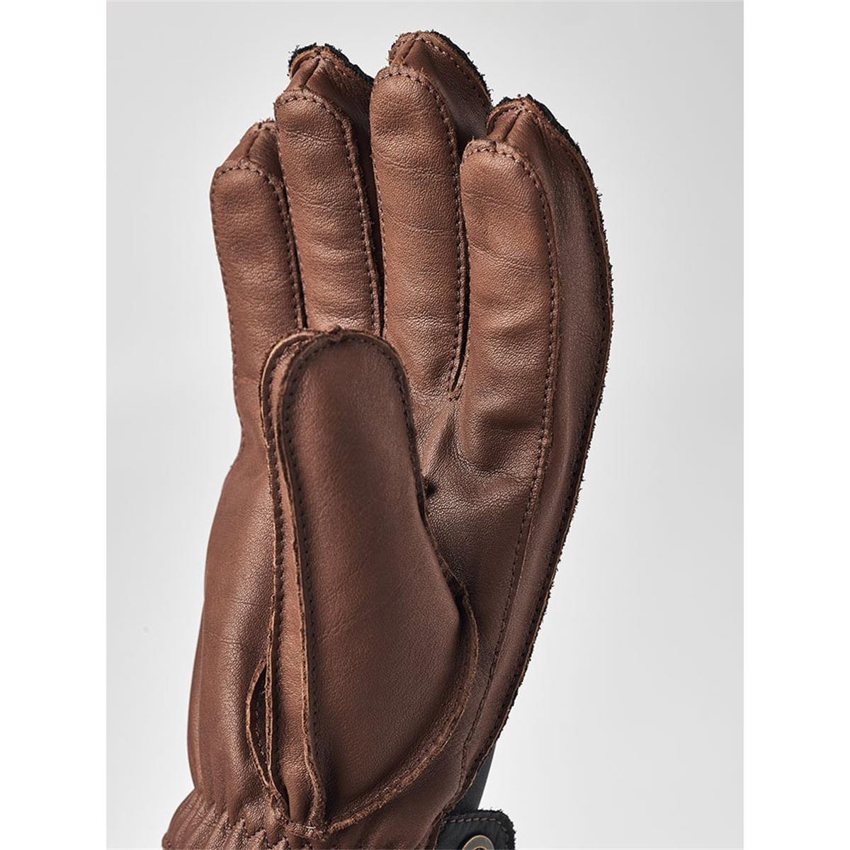 Hestra Wakayama 5-finger navy brown