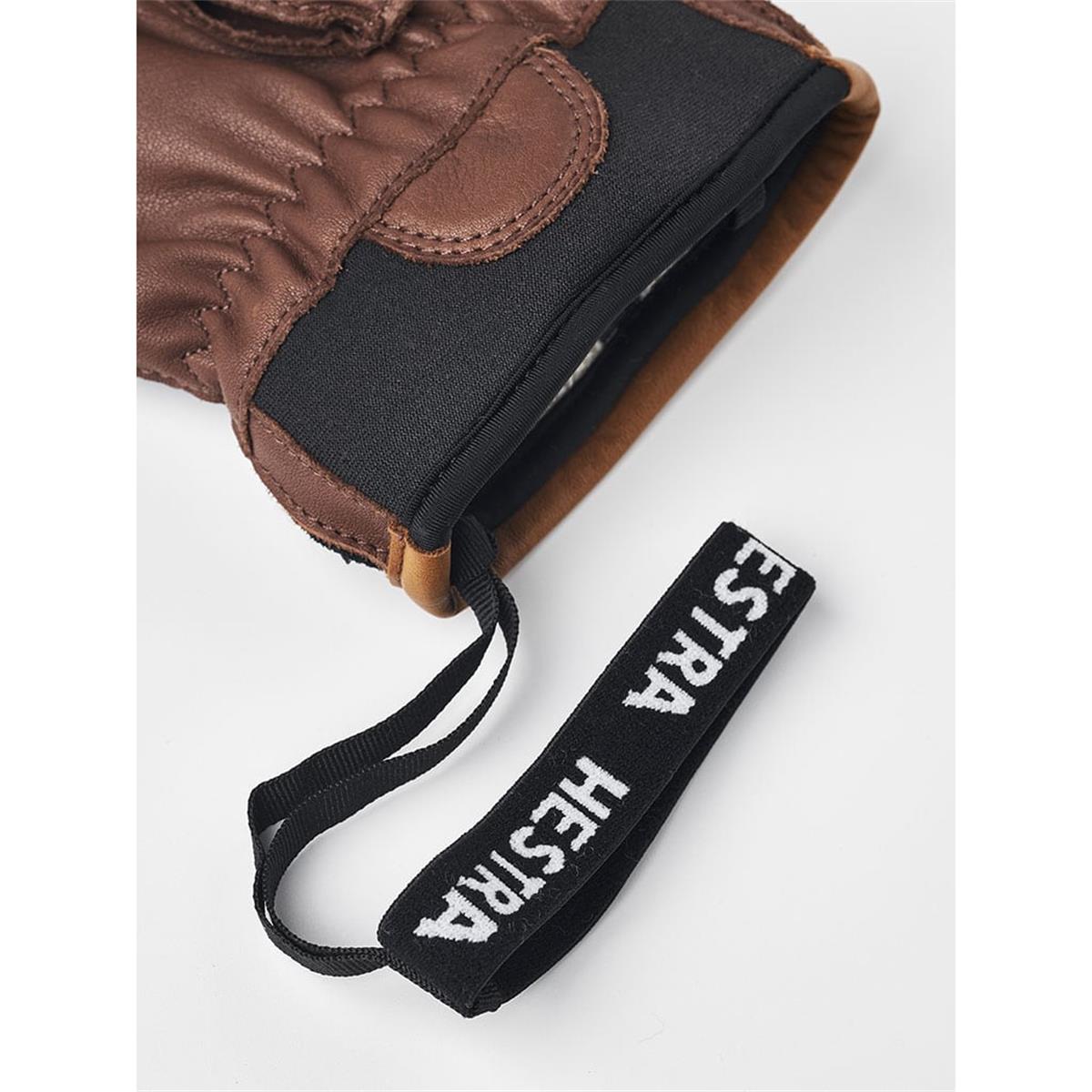 Hestra Wakayama 5-finger navy brown