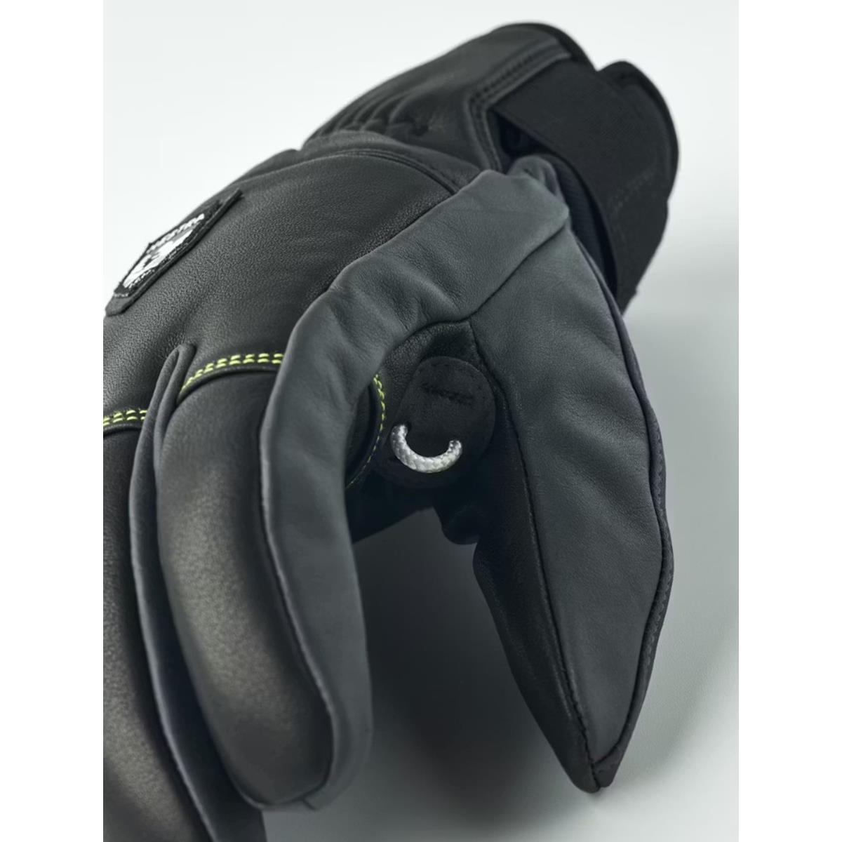 Hestra Omni Tigger -5 finger black/grey