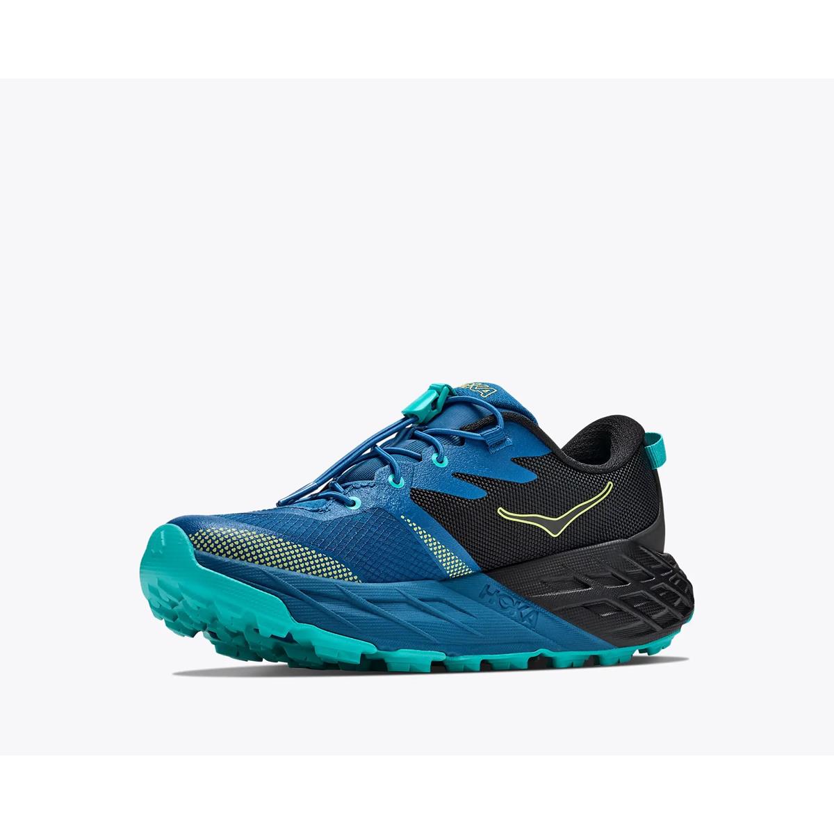 Hoka Speedgoat 7 Big Kids black night glow blue, Bild 3 von 8