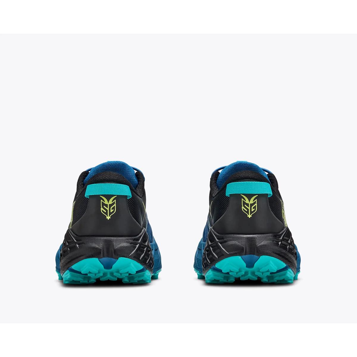 Hoka Speedgoat 7 Big Kids black night glow blue, Bild 5 von 8