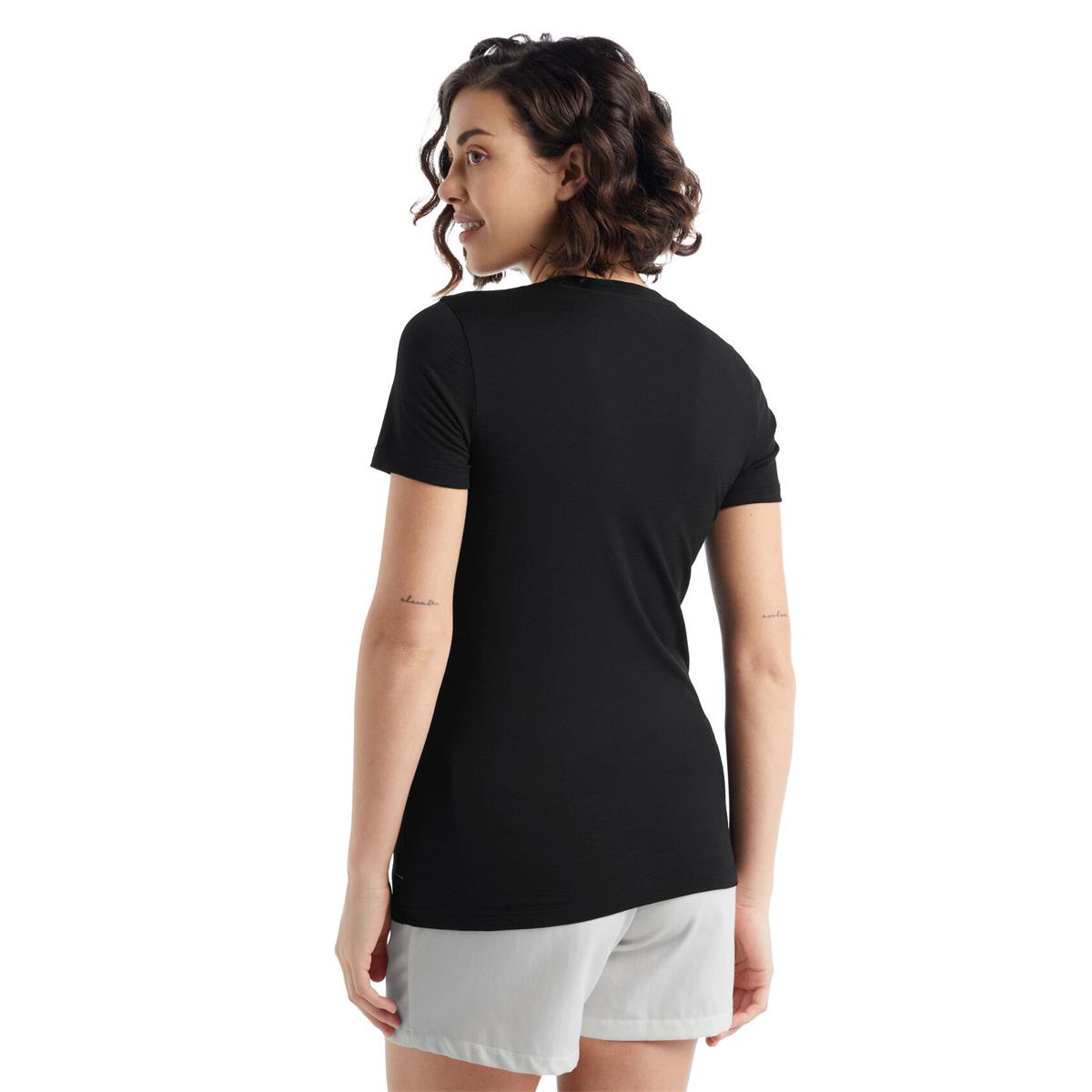 Icebreaker Tech Lite II SS Scoop Tee Hill Sprint black Damen T-Shirt, Bild 3 von 6