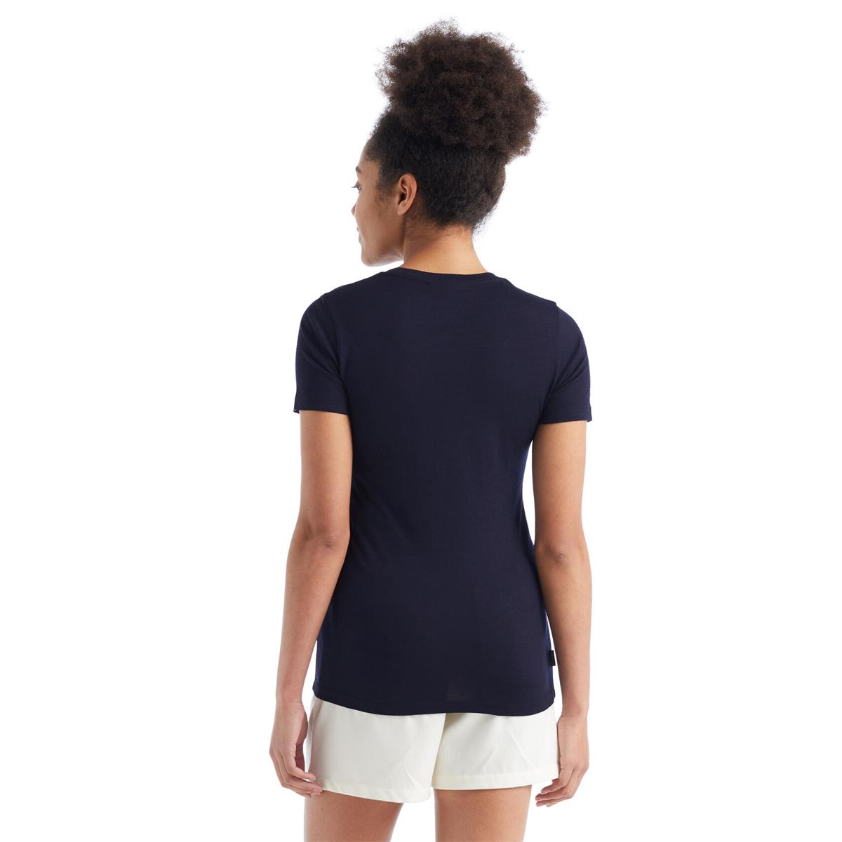 Icebreaker Tech Lite II SS Tee Moon Sonnet midnight navy Damen T-Shirt